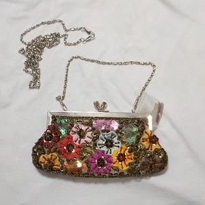 Max myer beaded sequin bag